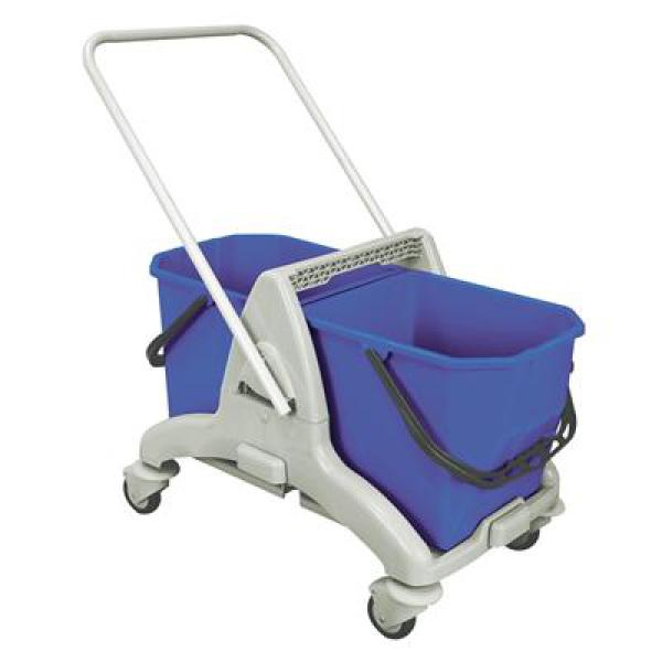 25L-Double-Bucket-Mopping-Trolley---Blue